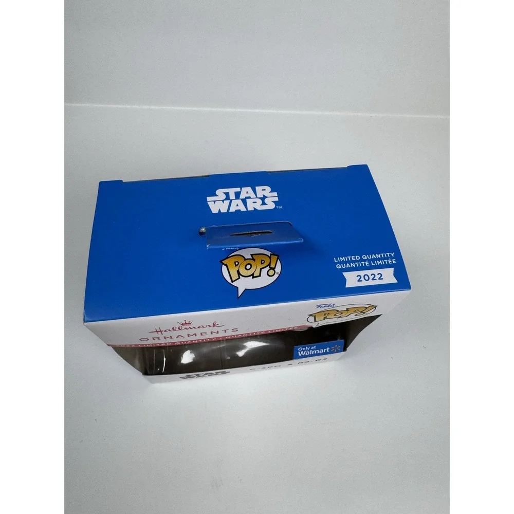 NIB Hallmark Ornaments 2022 Funko Pop Star Wars‎ C-3P0 R2-D2 Gold Christmas Tree